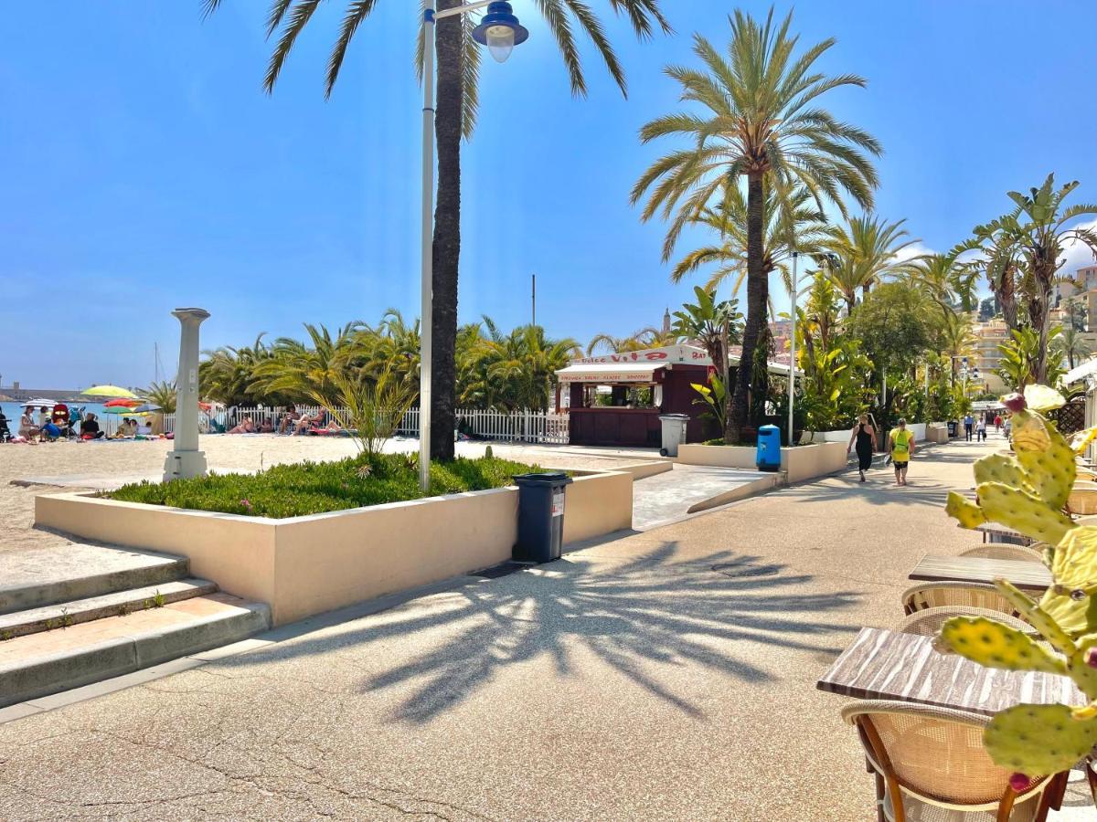 مينتون Studio Avec Jardin - Garage - 500M Des Plages المظهر الخارجي الصورة